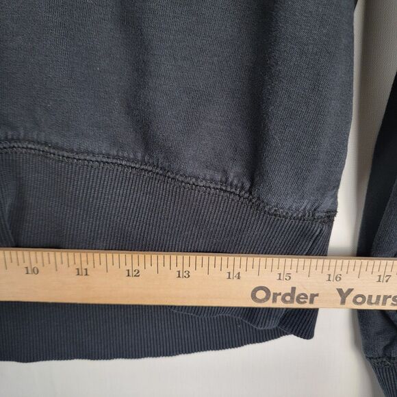 Diesel Womens Sweatshirt Size S Flamingo Hearts Light Weight Y2K Black - Picture 5 of 11